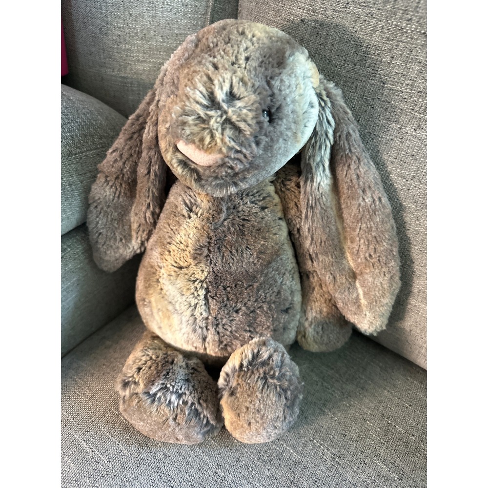 Jellycat Bashful‎ woodland Bunny Plush Stuffed Animal Toy Gray Rabbit